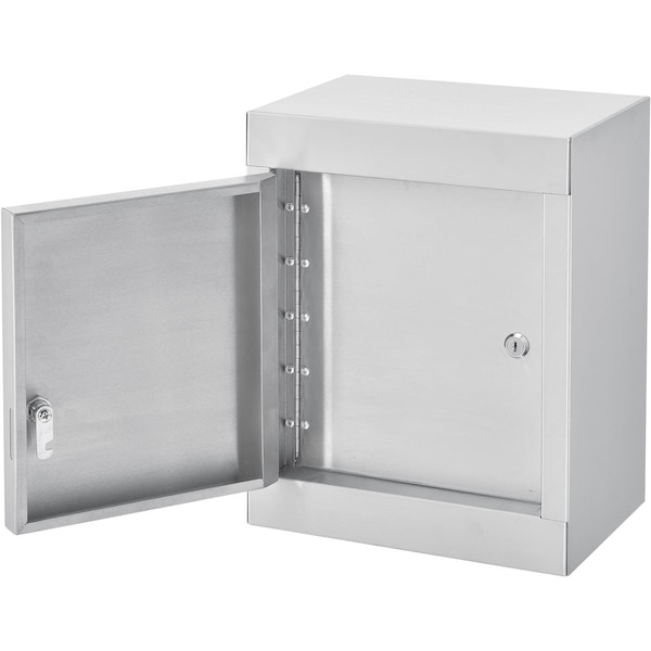 Stainless Steel Small Narcotics Cabinet, Double Door/Double Lock